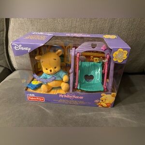 Disney Winnie The Pooh My Baby Places PlayTime Pooh Toy Fisher-Price~18M-NIB